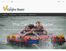 Tablet Screenshot of carefreeboater.com